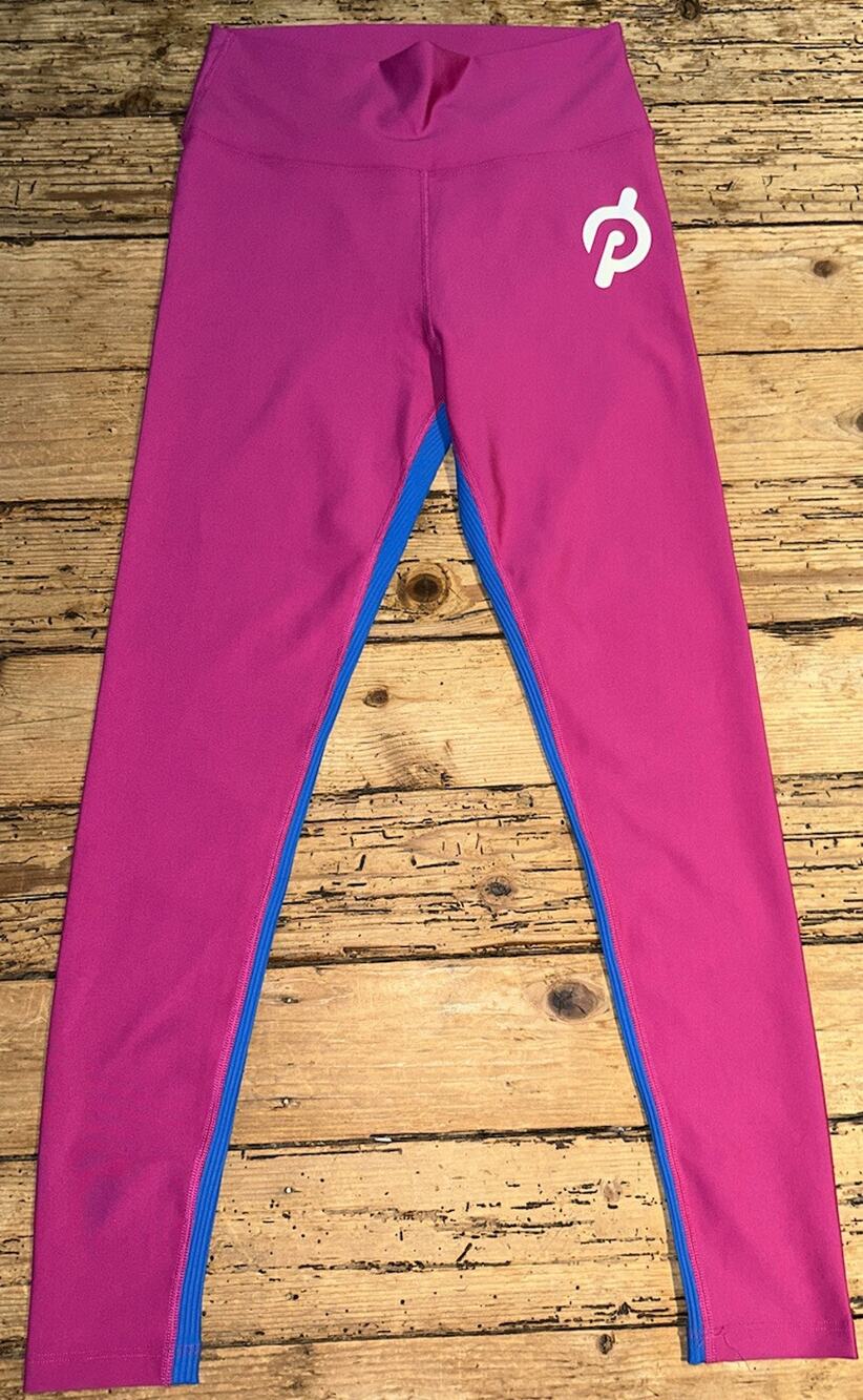 Peloton Women’s Size L Magenta Show Up Rib Leggings NWT